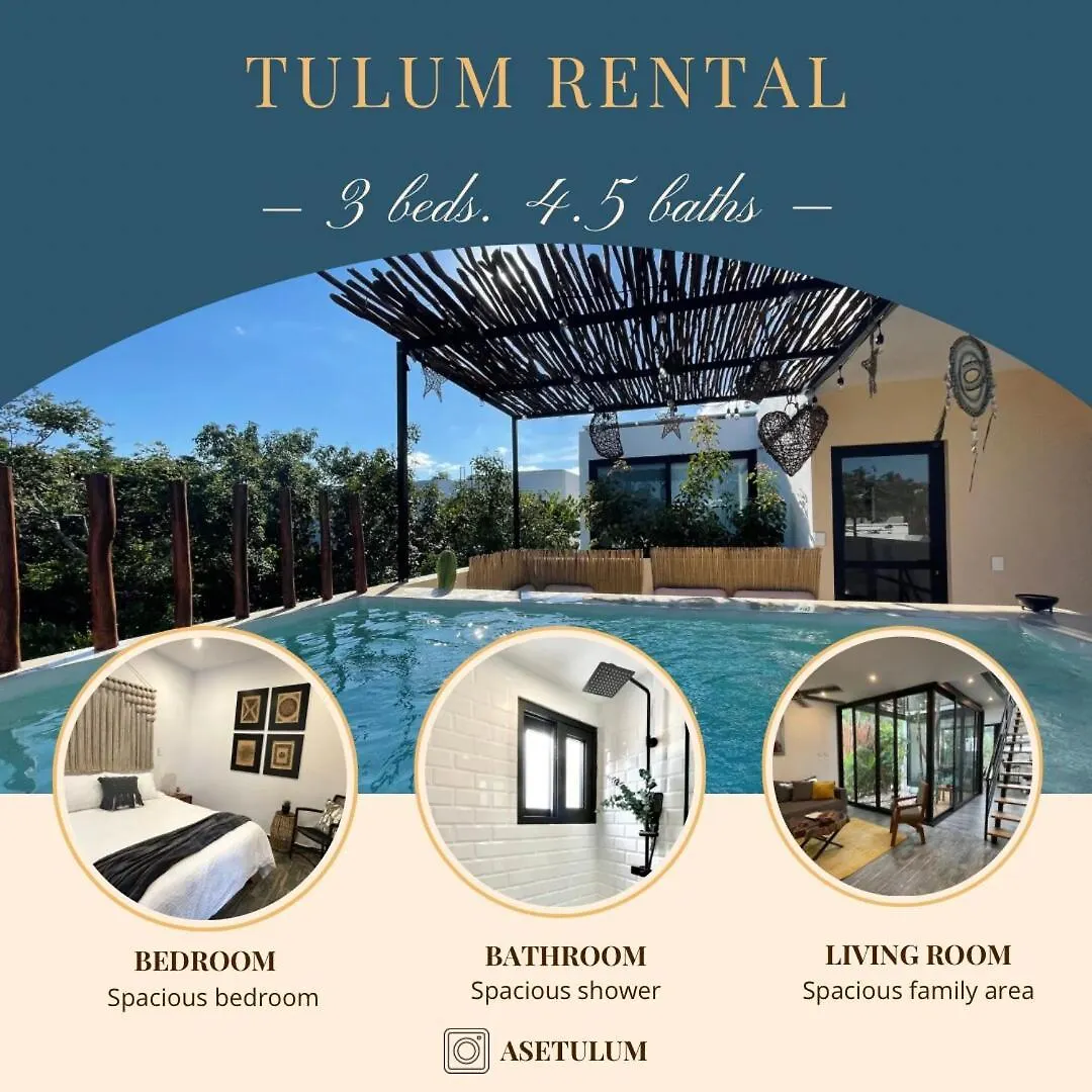 Holiday home Ase Tulum Villa Mexico